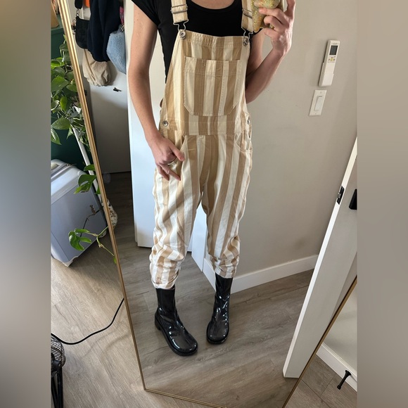 Brixton Striped Overalls - Picture 5 of 8